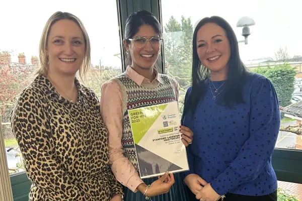 Image for article titled Stamford Team Receives The Greener Impact Award  